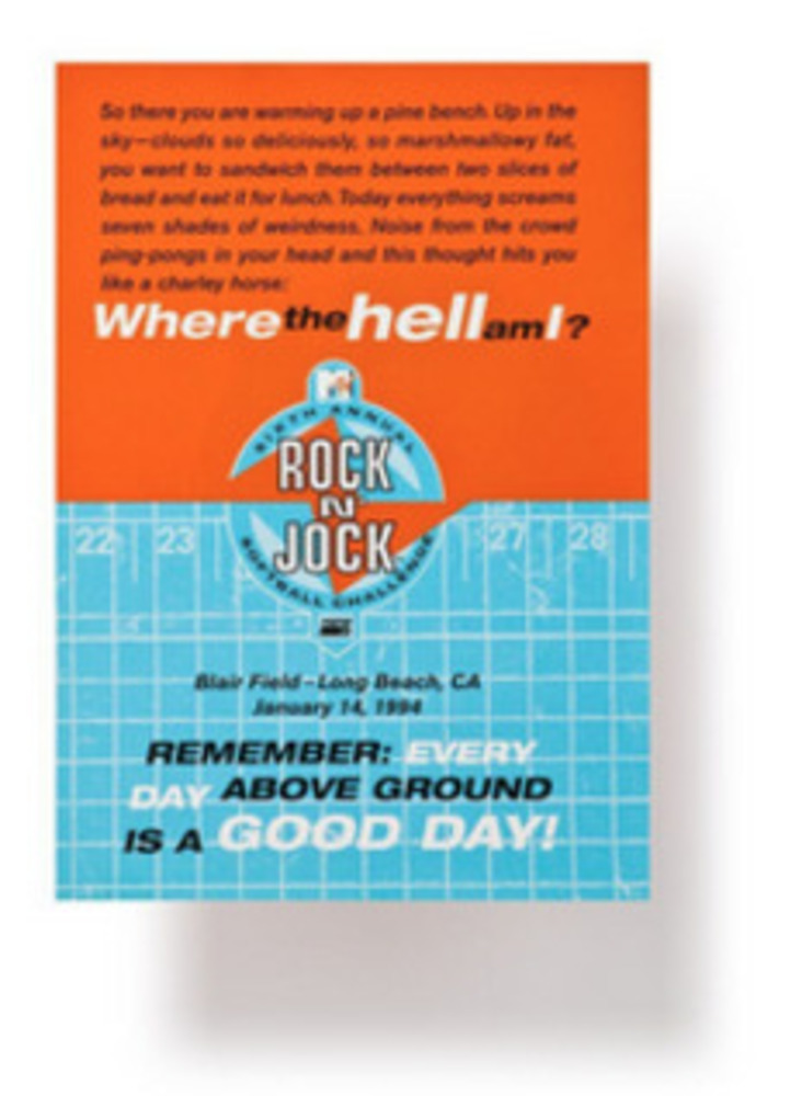 MTV ROCK N’ JOCK EVENT (FLIPBOOK)